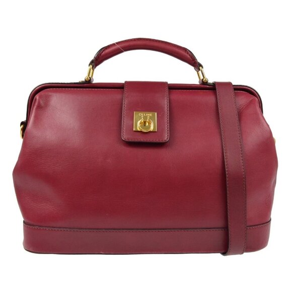 Celine Bordeaux 2way Doctor Bag DM92* XX07467 - Picture 1 of 9